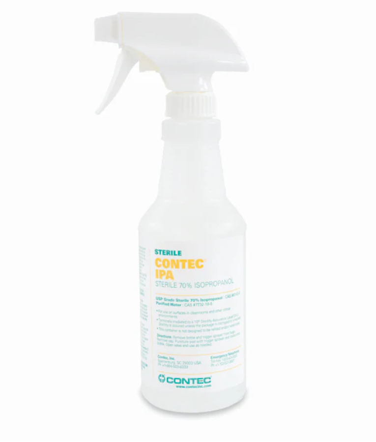 Contec Sterile 70% Isopropanol 16oz Spray Btl 12/cs - Medex Supply