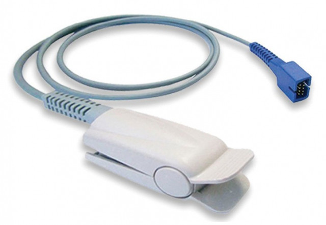 Adview2 SpO2 Finger Sensor Reusable, Adult, 8' cable - Medex Supply