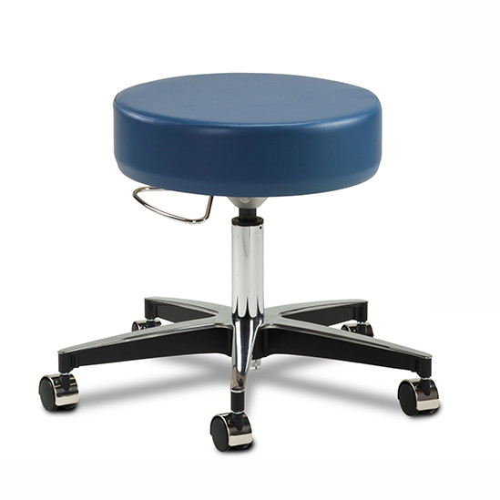 5-Leg Pneumatic Stool with Aluminum Base - Medex Supply