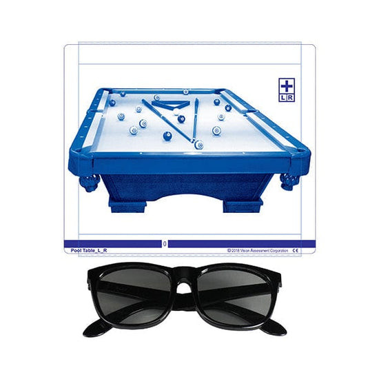 Pool Table Polarized Variable Vectograph - Medex Supply