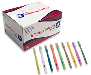Biopsy Punches, Mix Box: 2, 3, 4, 5 and 6mm, 25/box (5 each size ...