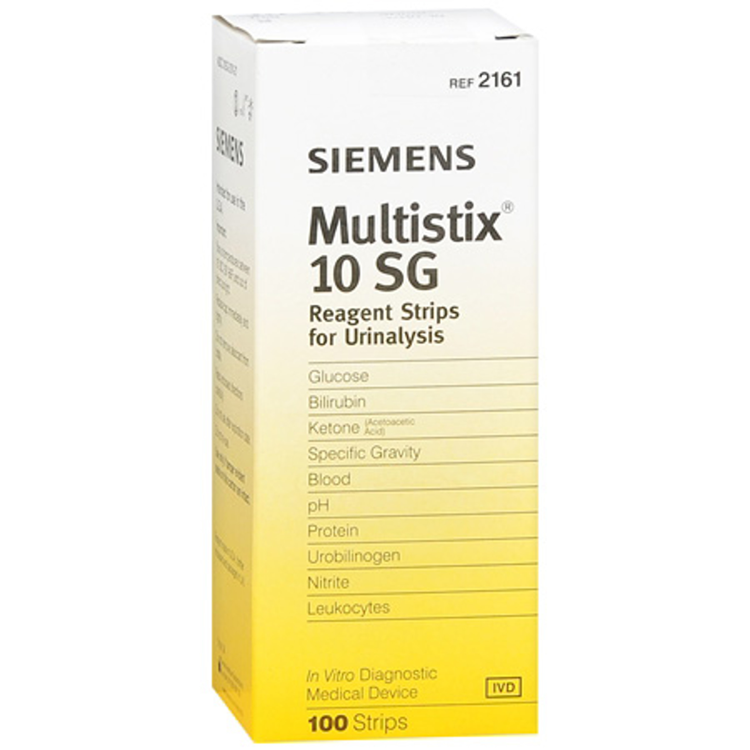 Siemens Multistix 10 SG Reagent Strips, CLIA Waived, 100/btl Medex Supply