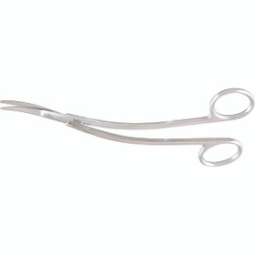 Miltex Miller Rectal Scissors, 7", Bayonet Shaped, Blunt, Serrated, 28-240