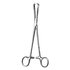 Miltex Gordon Uterine Vusellum Forceps, 9" (22.9 Cm), Straight, Heavy Pattern, 3 X 3 Teeth, 30-1077
