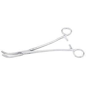 Miltex Z-Type Hysterectomy/Parametrium Forceps, 12" (30.5Cm), Curved, Flared Shanks, 30-1910