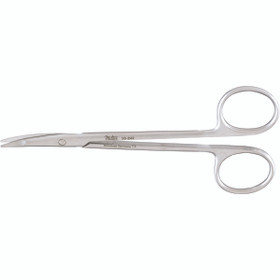Miltex Undermining Scissors, 4-5/8" (118.5mm), Curved Blades, Flat Pointed Tips, 33-242