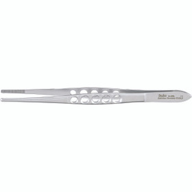 Dressing Forceps, 5-1/2", Lightweight, Fenestrated Handles, 6-8XL