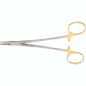 Ryder Needle Holder, 5-7/8" (149mm), Serrated Jaws, 4000 Teeth Psi, Carb-N-Sert, Tungsten Carbide