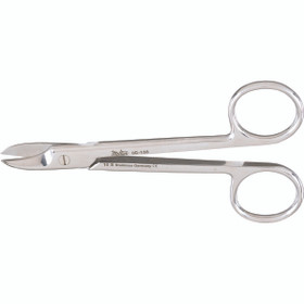 Wire Cutting Scissors, 4-3/8" (110Mm), Straight, Smooth Blades, 9D-133