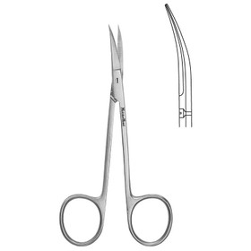 Meisterhand Iris Scissors, 3-1/2" (89mm), Curved, With 25mm Blades, Delicate, MH18-1398