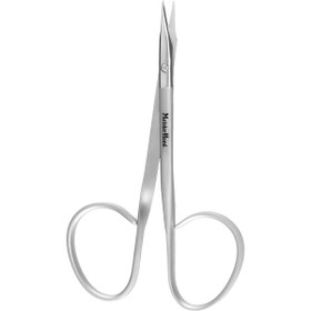 Meisterhand Eye Suture (Gradle) Scissors, 3-7/8" (98mm), Slightly Curved, Ribbon Type, Sharp, MH18-1653