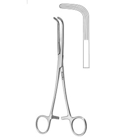 Meisterhand Mixter Thoracic Forceps, 11" (27.9 cm), Right Angle Jaws, Longitudinal Serrations, MH25-814
