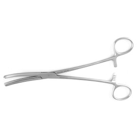 Meisterhand Buie Pile Clamp, 8 1/2" (21.6 cm), Curved Angiotribe Jaws, MH28-196
