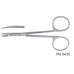 Padgett Kilner Scissors, Curved With Flattened Blunt Tips, Length= 4-1/2" (114 mm), PM-0450