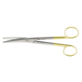 Padgett Mayo Scissors, Tungsten Carbide, Rounded Blades, Curved, Length= 6-3/4" (169mm)., PM-2820