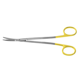 Padgett Kaye-Freeman Rhytidectomy (Face Lift) Scissors, 7" (177mm), Curved, Tungsten Carbide, One Serrated Blade., PM-2978