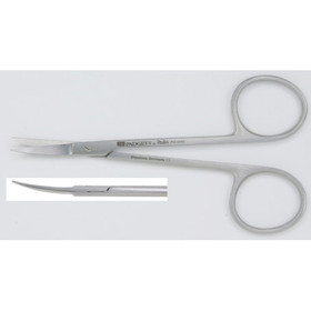 Padgett Iris Scissors, Curved, Sharp/Blunt, Length= 4-1/2" (114 mm), PM-4249