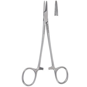 Baumgartner Needle Holder, 5-3/4, Serrated Jaws, V98-40