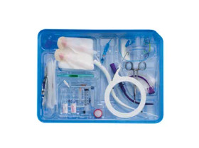 	BLUperc Percutaneous Dilation Procedural Tray with Single Stage Dilator and 8.0 mm BLUselect SuctionAid trach tube
