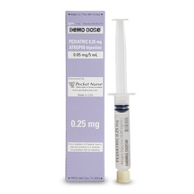 Pediatric And Infant Demo Dose Prefilled Syringe - Atropin 0.25 Mg Pediatric (5 Ml), PN01067