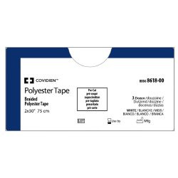 Medical Tape Covidien White Polyester Sterile 1/8 X 30 Inch