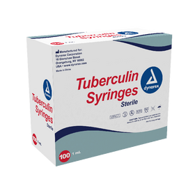 Tuberculin Non-Safety Syringe - Luer Slip 26G, 3/8" 1000/Case