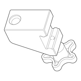 Support Arm, Rail Mount Bracket, 1002497