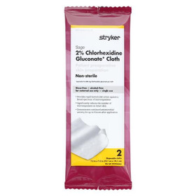 Preoperative Prep Cloths with 2% CHG, 2 Cloths per Package