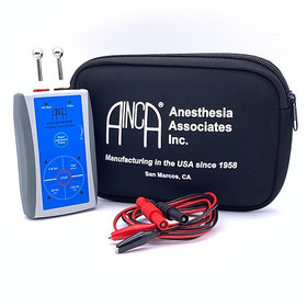 Nerve Stimulator, Peripheral, Compact w/Ball Electrodes, 9v Battery, Lead Set (Alligator), and Zip Case, 00-100-PLUS-KIT