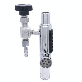 Scavenging Manifold, 19mmM, 1/4" Vacuum Adjust Valve, Pos/Neg Relief Valves, Bag Mount, Mount Strip, 00-117