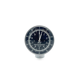 Respirometer, Analog, Haloscale Standard, to 100 liters, Concentric Hands, Large Face. (includes Respirometer, 2 adapters, padded case, IFU) (Replaces Mark 20), 00-290