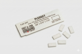 Deknatel Pledget Firm Large 3/8"X3/16"X1/16" x6, Z-705