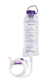 Gravity Feeding Bag Set with ENFIT Connector and Transitional Adapter Generica 1000 mL, 30/Case