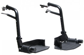 Footrest with Aluminum Footplate-Pair