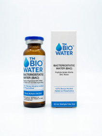 Bacteriostatic Water for Peptides and Injections, 30 mL, 25/Box