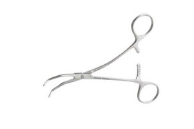 Cleveland Clinic Renal Clamps 6 1/2" (16.5 cm) Left baby renal clamp, extra-fine, 1.7 mm jaws, 353533