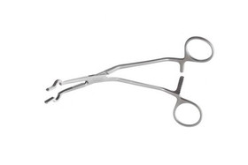 Cooley Vena Cava Clamps 6 1/8" (15.5 cm) Child size, 24 Fr. Ring tip width, 351645