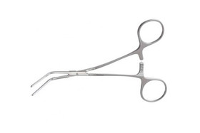 DeBakey Multipurpose Vascular Clamps Long 5 3/4" (14.5 cm) Angled 60 degrees, 354446