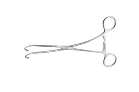 Cooley Pediatric Derra Clamps 7 1/8" (18.0 cm) Large, calibrated 1-1/8" (3 cm) jaw, 354817