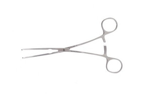 Cooley Pediatric Cardiovascular Clamps 7 1/8" (18.0 cm) Angled shafts, large, double angled 60 degree calibrated jaw, 354836