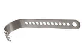 Initial Incision (Charnley) Retractor Long blade, 2 1/2" deep x 1" wide (64.0 x 25.0 mm), KM52707L