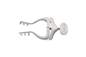 Jansen Retractor 4 3/8" (11.0 cm) 3 x 3 blunt prongs, 165550
