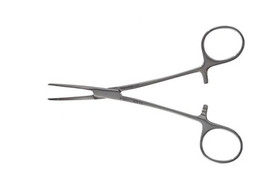 Kelly Weck Forceps 5 1/2" (14.0 cm) Curved Weck Pattern, bright finish, 475211
