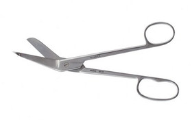 Lister Bandage Scissors, Large Finger Ring 8 1/8" (20.5 cm), 463840