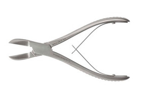 Liston Bone Cutting Forceps 6 3/4" (17.0 cm) Angled on Flat Round handle, KM47404