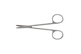Metzenbaum Scissors 4 7/8" (12.5 cm) Curved Weck Pattern, bright finish, 460821