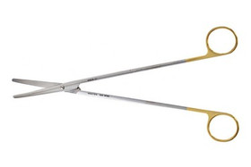 Metzenbaum Scissors 9" (23.0 cm) Curved TC Inserts Weck Pattern, bright finish, 464725