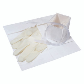 Suction Catheter Kit Tri-Flo Cath-N-Glove 18 Fr. Beveled Tip 100/Case