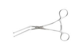 Morris Ascending Aorta Clamps 9 1/2" (24.0 cm) Jaws 3-3/4" (9.5 cm) from angle, 353619