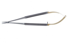 Opthalmic Barraquer Delicate Needle Holders 5 1/2" (14.0 cm) TC Insert Straight, smooth jaws. Without lock, KM44152